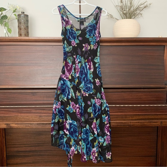 Connected Apparel Floral Slip Dress, Size Small - Picture 13 of 13